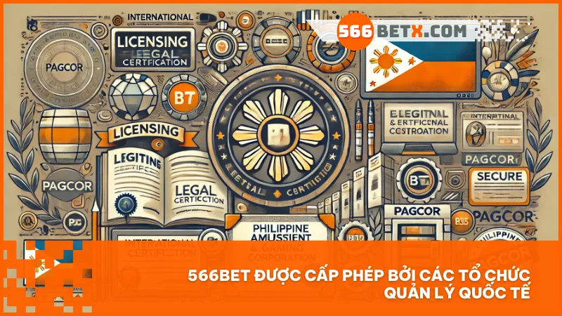 566bet hoạt động hợp pháp và minh bạch nhờ sự cấp phép từ các cơ quan quản lý quốc tế uy tín như PAGCOR