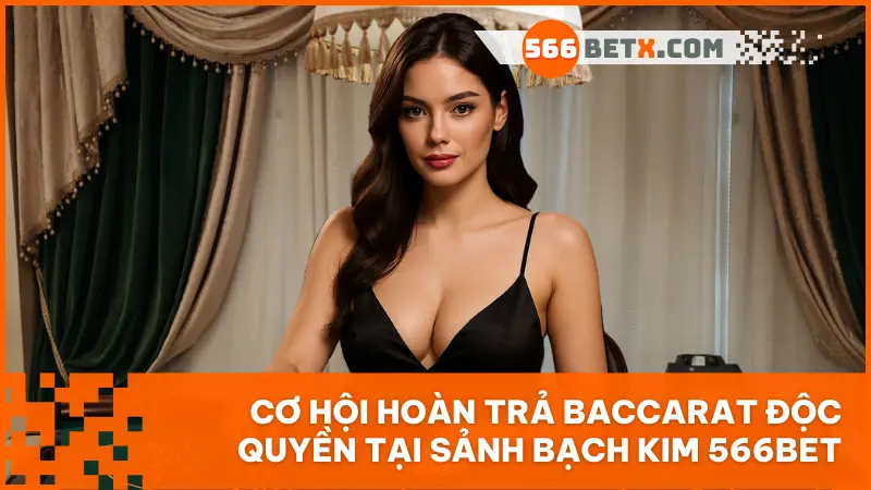 Hoàn trả Baccarat độc quyền tại sảnh Bạch Kim 566bet mỗi ngày không giới hạn