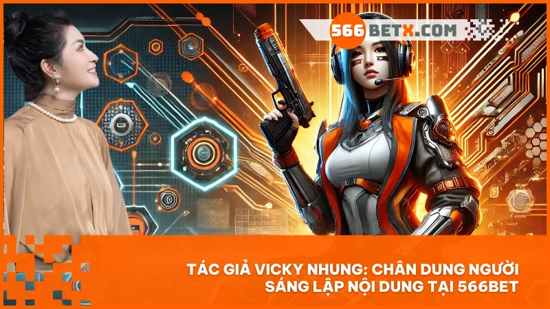 Tác giả Vicky Nhung, người sáng lập nội dung, đóng vai trò quan trọng trong việc định hình và phát triển thương hiệu 566BET