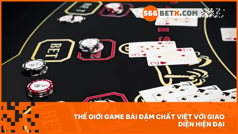 Giao diện tại 566BET kết hợp nét thân thuộc văn hóa Việt với công nghệ hiện đại cho trải nghiệm chơi bài mượt mà và dễ tiếp cận