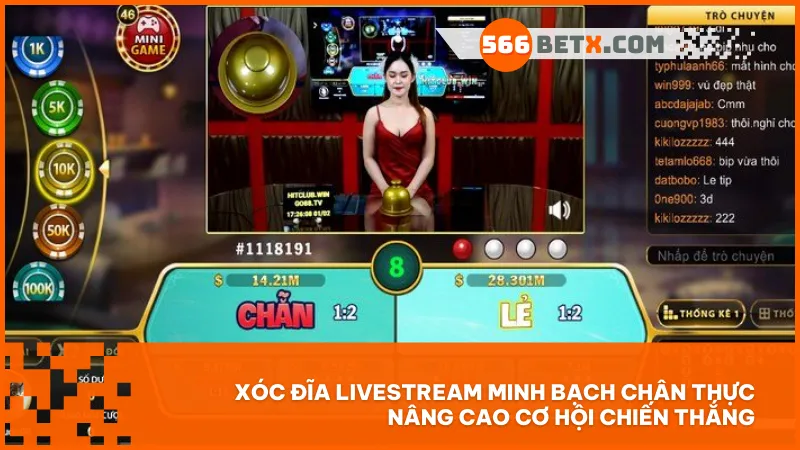 Không còn nghi ngờ kết quả – chơi Xóc Đĩa Livestream tại 566BET, thắng lớn nhờ quan sát thật.