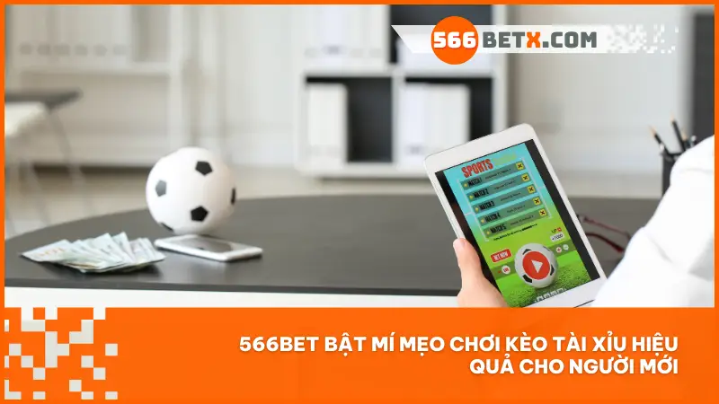 566bet bật mí mẹo chơi kèo tài xỉu hiệu quả cho người mới