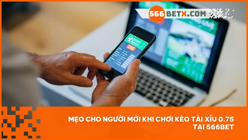 Mẹo cho người mới khi chơi kèo tài xỉu 0.75 tại 566bet